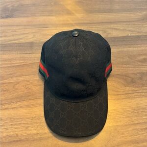 (Re list cancelled order) Gucci GG canvas hat Black Sz XL